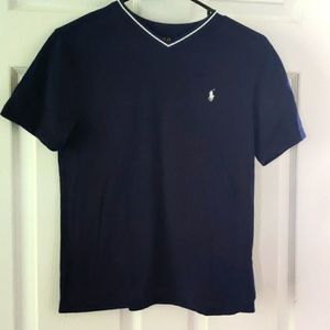 Navy blue Polo v-neck t-shirt